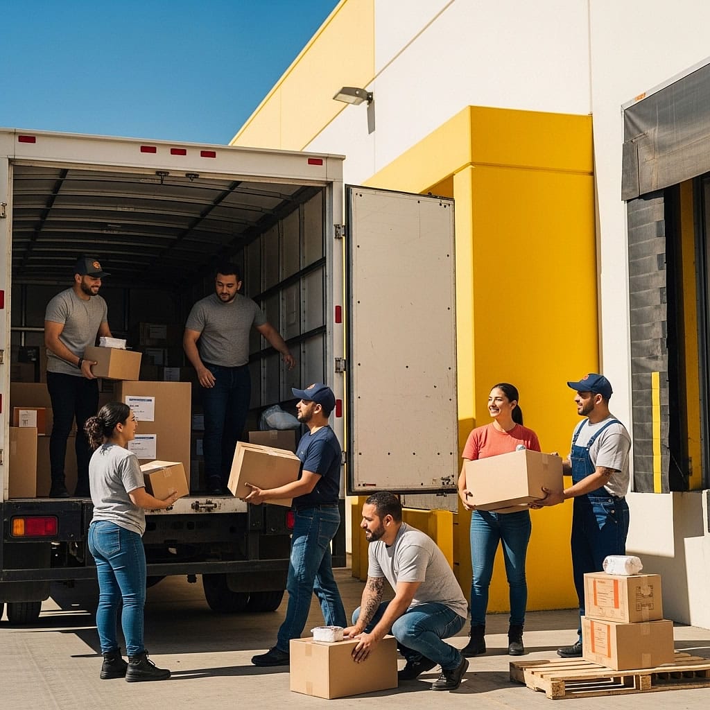 empresa-de-logistica-con-camion-caja-seca-para-entregas